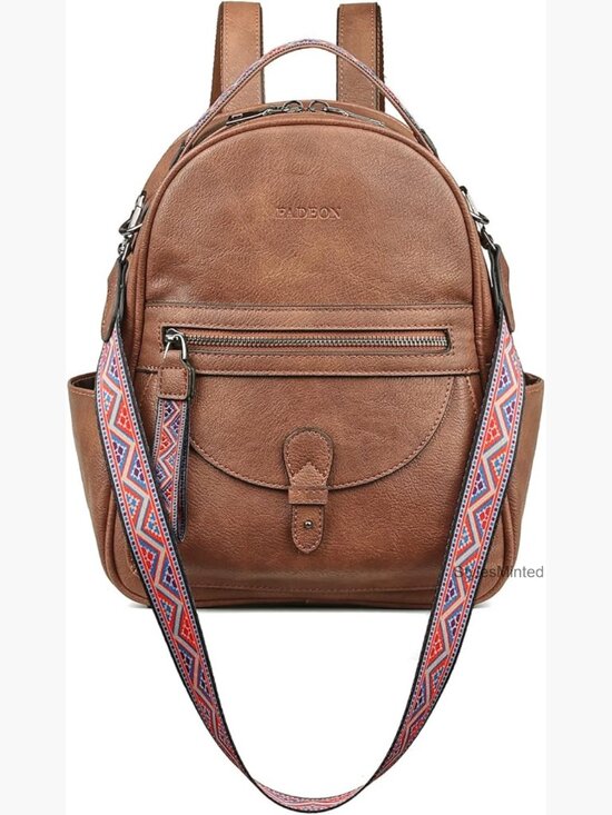 Mini Backpack Purse for Women Waterproof Leather Travel Daypack main image 5